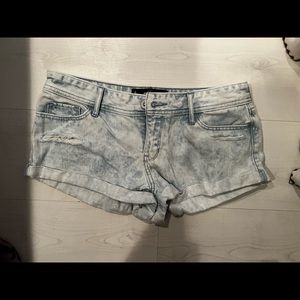 Hollister acid wash shorts